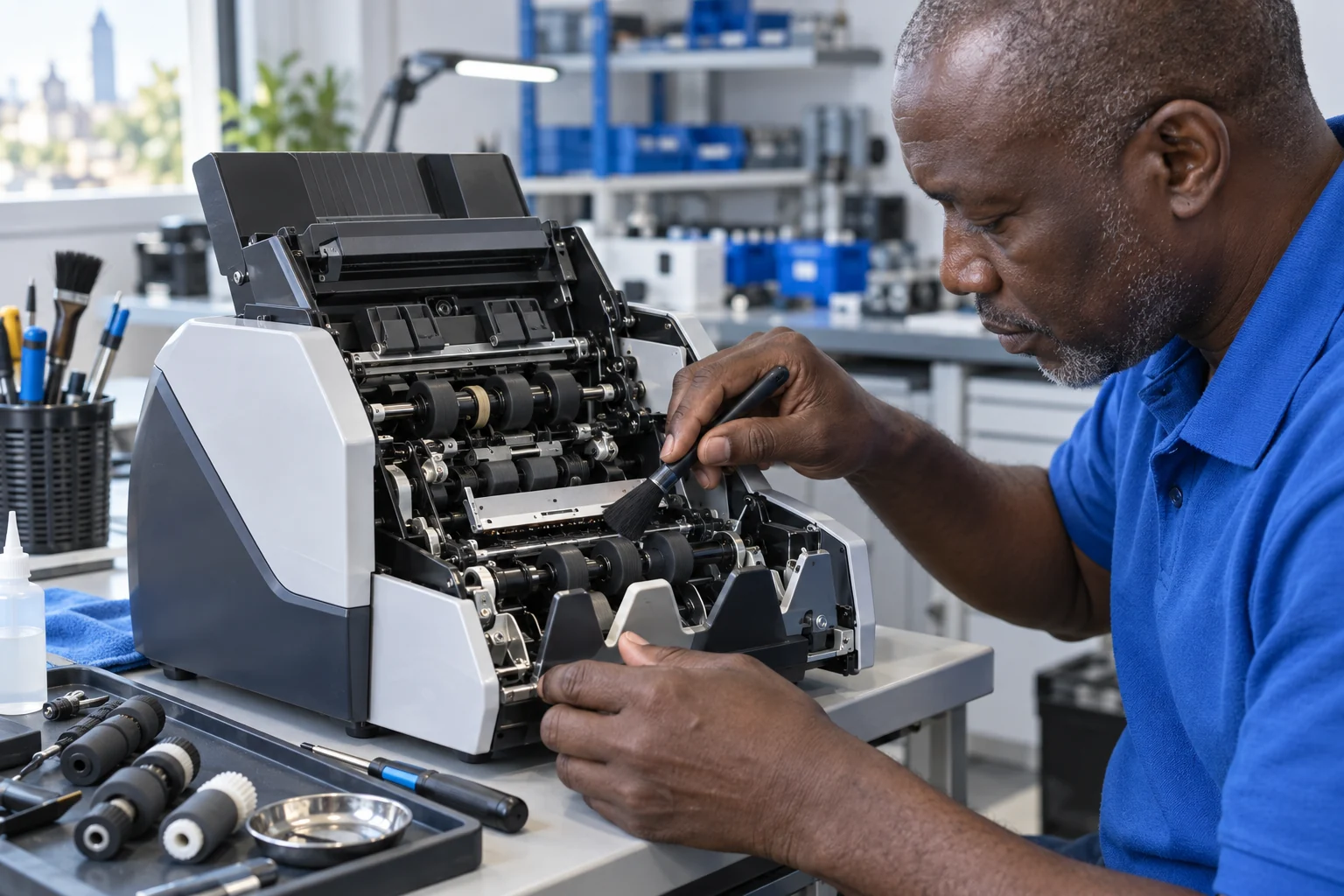 Maintenance des compteuses